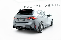Street Pro Heck Ansatz Flaps Diffusor V.1 passend für BMW M135i F70 rot+ Hochglanz Flaps