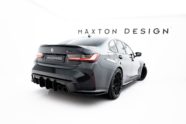 Street Pro Heck Ansatz Flaps Diffusor V.3 passend für BMW M3 Limousine / Touring G80 / G81 schwarz