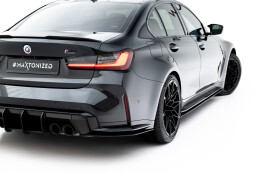 Street Pro Heck Ansatz Flaps Diffusor V.3 passend für BMW M3 Limousine / Touring G80 / G81 schwarz