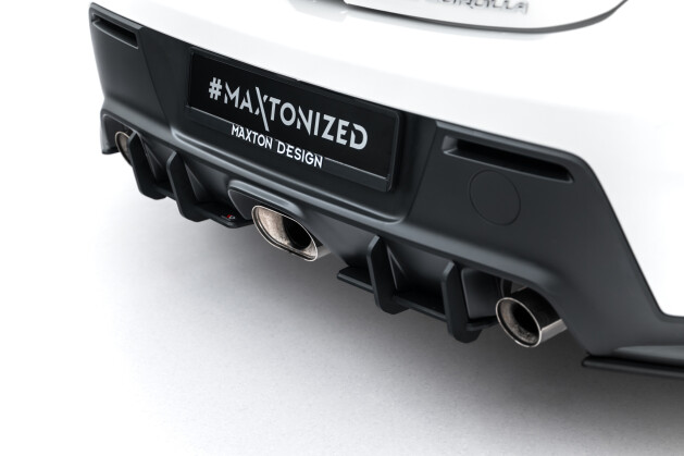 Street Pro Heckschürze Heck Ansatz Diffusor passend für Toyota GR Corolla Mk12 schwarz