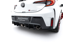 Street Pro Heckschürze Heck Ansatz Diffusor passend für Toyota GR Corolla Mk12 schwarz
