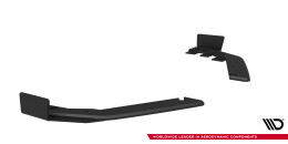 Street Pro Heck Ansatz Flaps Diffusor passend für Toyota GR Corolla Mk12 rot+ Hochglanz Flaps
