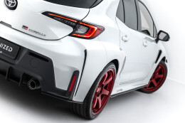 Street Pro Seitenschweller Ansatz Cup Leisten passend für Toyota GR Corolla Mk12 schwarz
