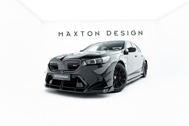 Cup Spoilerlippe Front Ansatz V.2 passend für BMW M5 Limousine / Touring G90 schwarz Hochglanz