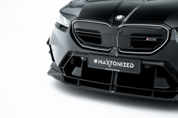 Cup Spoilerlippe Front Ansatz V.2 passend für BMW M5 Limousine / Touring G90 schwarz Hochglanz