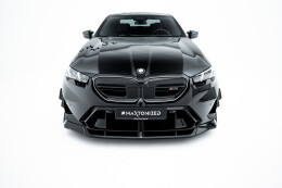 Street+ Spoilerlippe Front Ansatz V.2 passend für BMW M5 Limousine / Touring G90 schwarz Hochglanz