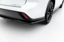 Mittlerer Cup Diffusor DTM Look Heck Ansatz passend für Toyota Highlander Mk4 schwarz Hochglanz