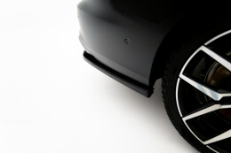 Mittlerer Cup Diffusor DTM Look Heck Ansatz passend für Volvo S60/V60 R-Design Mk3 schwarz Hochglanz