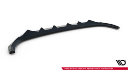 Cup Spoilerlippe Front Ansatz passend für Kia EV6 Mk1 schwarz Hochglanz