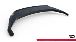 Mittlerer Cup Diffusor DTM Look Heck Ansatz passend für Kia EV6 Mk1 schwarz Hochglanz