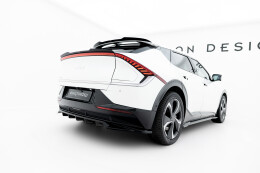 Street+ Mittlerer Diffusor RACE Heck Ansatz passend für Kia EV6 Mk1 schwarz Hochglanz