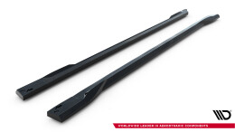 Street+ Seitenschweller Leisten passend für Kia EV6 Mk1 schwarz Hochglanz