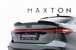 Heck Spoiler Aufsatz Abrisskante 3D passend für Audi A5 S-Line Limousine B10 schwarz Hochglanz