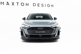 Cup Spoilerlippe Front Ansatz V.1 passend für Audi A5 S-Line Limousine / Avant B10 schwarz Hochglanz