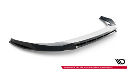 Cup Spoilerlippe Front Ansatz V.1 passend für Audi A5 S-Line Limousine / Avant B10 schwarz Hochglanz