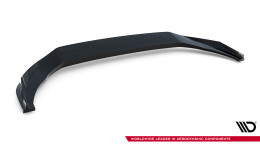 Cup Spoilerlippe Front Ansatz V.1 passend für Audi A5 S-Line Limousine / Avant B10 schwarz Hochglanz