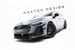 Cup Spoilerlippe Front Ansatz V.2 passend für Audi A5 S-Line Limousine / Avant B10 schwarz Hochglanz
