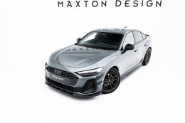 Cup Spoilerlippe Front Ansatz V.2 passend für Audi A5 S-Line Limousine / Avant B10 schwarz Hochglanz