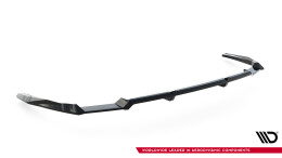 Mittlerer Cup Diffusor DTM Look Heck Ansatz passend für Audi A5 S-Line Limousine / Avant B10 schwarz Hochglanz