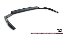 Mittlerer Cup Diffusor DTM Look Heck Ansatz passend für Audi A5 S-Line Limousine / Avant B10 schwarz Hochglanz
