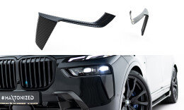 Carbon Fiber Front Stoßstange Air Intakes passend...
