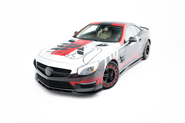 Street+ Spoilerlippe Front Ansatz V.1 passend für Mercedes SL 63 AMG R231 schwarz Hochglanz