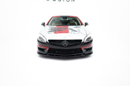 Cup Spoilerlippe Front Ansatz V.1 passend für Mercedes-Benz SL 63 AMG R231 schwarz Hochglanz