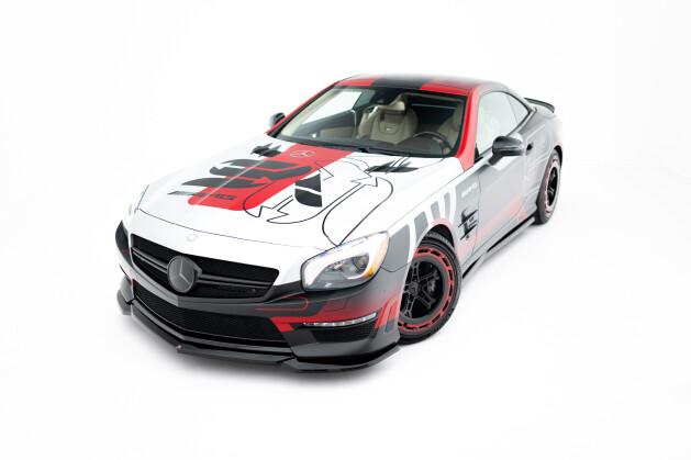 Cup Spoilerlippe Front Ansatz V.2 passend für Mercedes-Benz SL 63 AMG R231 schwarz Hochglanz
