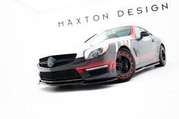 Cup Spoilerlippe Front Ansatz V.2 passend für Mercedes-Benz SL 63 AMG R231 schwarz Hochglanz