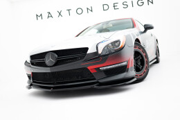 Cup Spoilerlippe Front Ansatz V.2 passend für Mercedes-Benz SL 63 AMG R231 schwarz Hochglanz