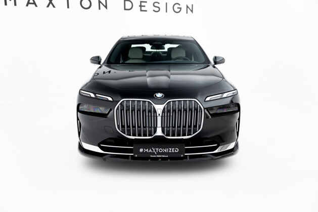 Cup Spoilerlippe Front Ansatz V.1 passend für BMW 7 G70 schwarz Hochglanz
