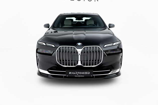 Cup Spoilerlippe Front Ansatz V.2 passend für BMW 7 G70 schwarz Hochglanz