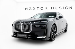 Cup Spoilerlippe Front Ansatz V.2 passend für BMW 7 G70 schwarz Hochglanz