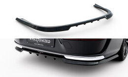 Mittlerer Cup Diffusor DTM Look Heck Ansatz passend für BMW 7 G70 schwarz Hochglanz