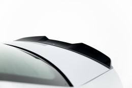Heck Spoiler Aufsatz Abrisskante 3D passend für Audi S4 Limousine B8 Facelift schwarz Hochglanz