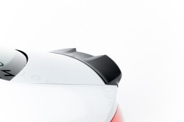 Heck Spoiler Aufsatz Abrisskante 3D passend für Audi S4 Limousine B8 FL schwarz Hochglanz