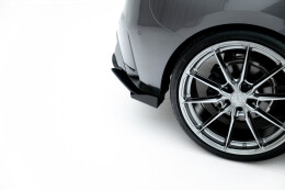 Hintere Seiten Flaps V.1 passend für BMW M135i F70 schwarz Hochglanz