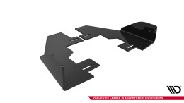 Hintere Seiten Flaps V.2 passend für BMW M135i F70 schwarz Hochglanz