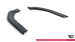 Heck Ansatz Flaps Diffusor V.3 passend für BMW M3 Limousine / Touring G80 / G81 schwarz Hochglanz