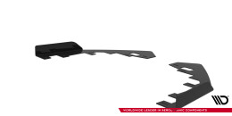 Front Stoßstange Flaps für Flaps Toyota GR Corolla Mk12 schwarz Hochglanz