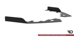 Front Stoßstange Flaps passend für Toyota GR Corolla Mk12 schwarz Hochglanz