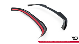 Heck Spoiler Aufsatz Abrisskante passend für Toyota GR Corolla Mk12 schwarz Hochglanz