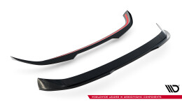 Heck Spoiler Aufsatz Abrisskante passend für Toyota GR Corolla Mk12 schwarz Hochglanz