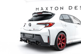 Heck Ansatz Flaps Diffusor V.1 passend für Toyota GR Corolla Mk12 schwarz Hochglanz