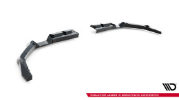 Heck Ansatz Flaps Diffusor V.1 passend für Toyota GR Corolla Mk12 schwarz Hochglanz
