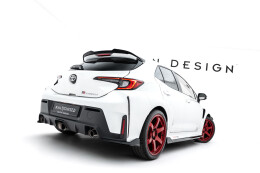 Heck Ansatz Flaps Diffusor V.2 passend für Toyota GR Corolla Mk12 schwarz Hochglanz
