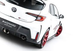 Heck Ansatz Flaps Diffusor V.2 passend für Toyota GR Corolla Mk12 schwarz Hochglanz
