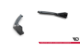 Heck Ansatz Flaps Diffusor V.2 passend für Toyota GR Corolla Mk12 schwarz Hochglanz