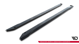 Street+ Seitenschweller Leisten V.1 passend für Toyota GR Corolla Mk12 schwarz Hochglanz