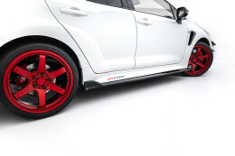 Street+ Seitenschweller Leisten V.2 passend für Toyota GR Corolla Mk12 schwarz Hochglanz